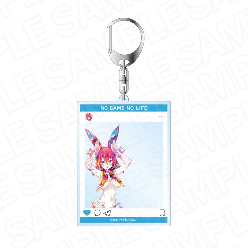 【予約受付6/25まで】ノーゲーム・ノーライフ　SNS風アクリルキーホルダー　PALE TONE series　ステファニー・ドーラ　サイバーバニー ver.【2026年9月中旬頃発売】