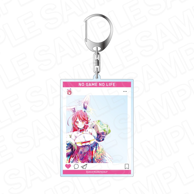 【予約受付6/25まで】ノーゲーム・ノーライフ　SNS風アクリルキーホルダー　PALE TONE series　ジブリール　サイバーバニー ver.【2026年9月中旬頃発売】