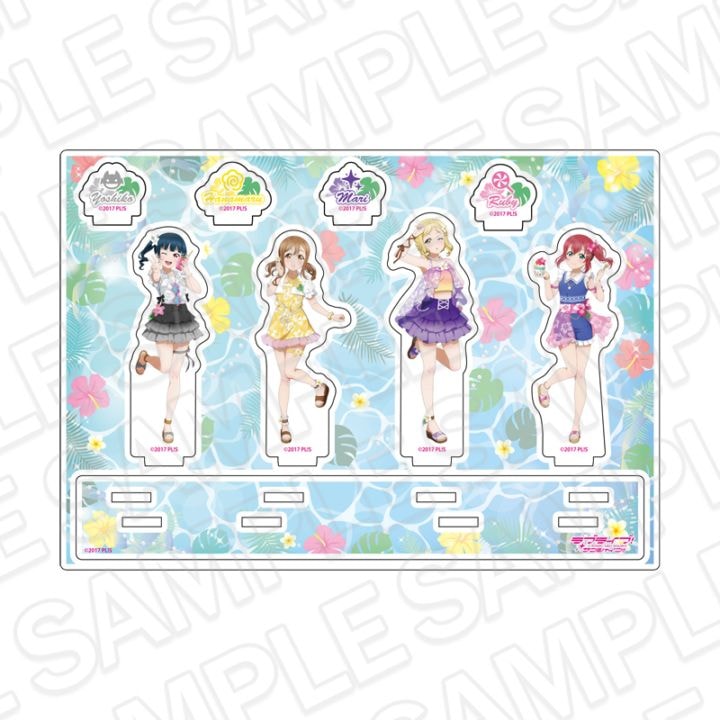【事後通販】ラブライブ！サンシャイン!!　アクリルジオラマ　B　アロハ衣装 ver.【2026年9月上旬～下旬以降順次発送】