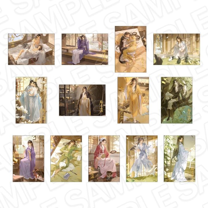 魔道祖師「鋒芒」フルコンプリート25枚セット 正規品 美品 コレクション 魔道祖師先行通販＞魔道祖師 箔押し風ポストカードセット 2024_2025 BD