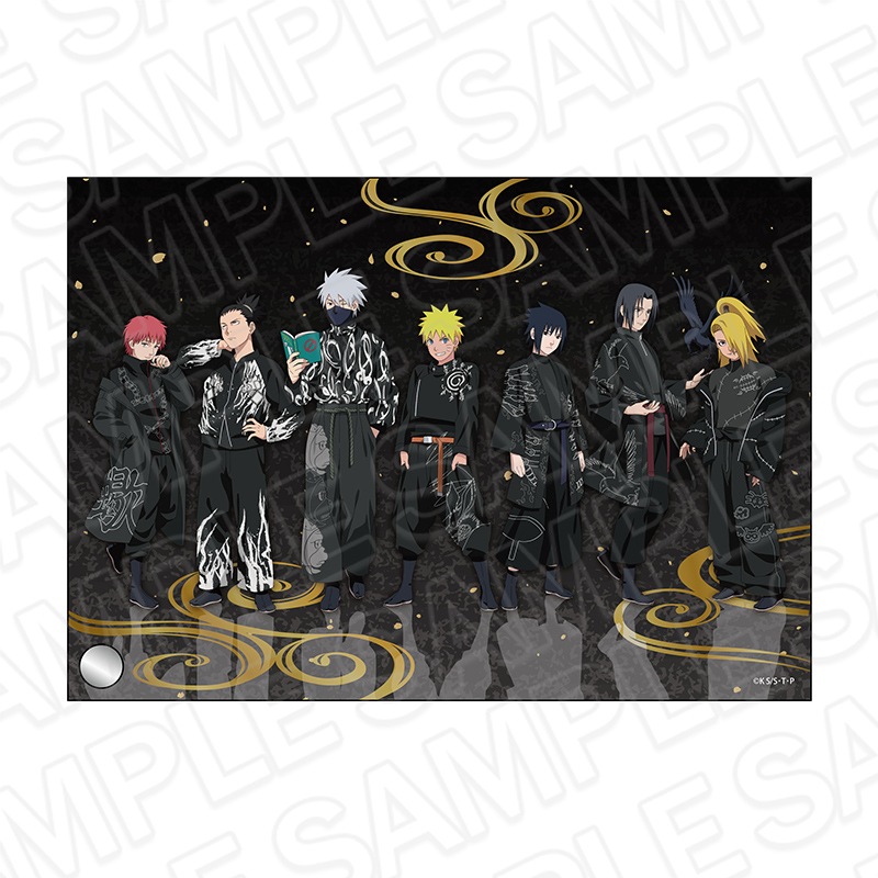 事後通販】NARUTO-ナルト- 疾風伝 ミニアクリルアート ブラックコーデ