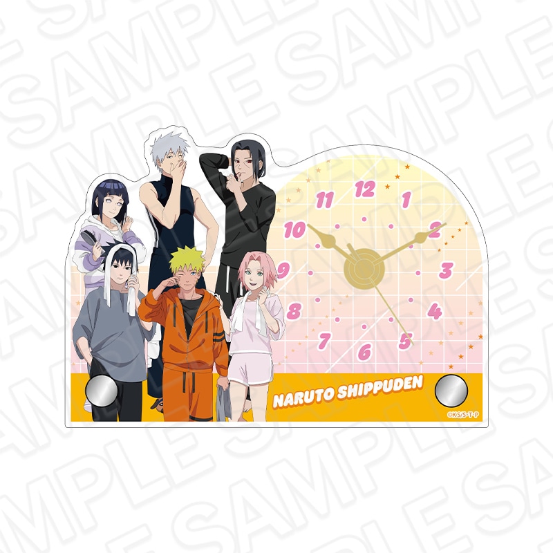 事後通販】NARUTO-ナルト- 疾風伝 ミニアクリルクロック モーニング