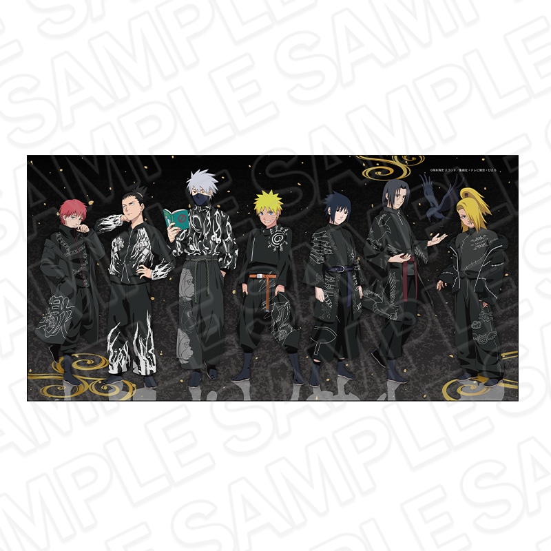 kaka NARUTO ナルト タオルとカードまとめ売り 事後通販】NARUTO-ナルト- 疾風伝 バスタオル ブラックコーデ ver