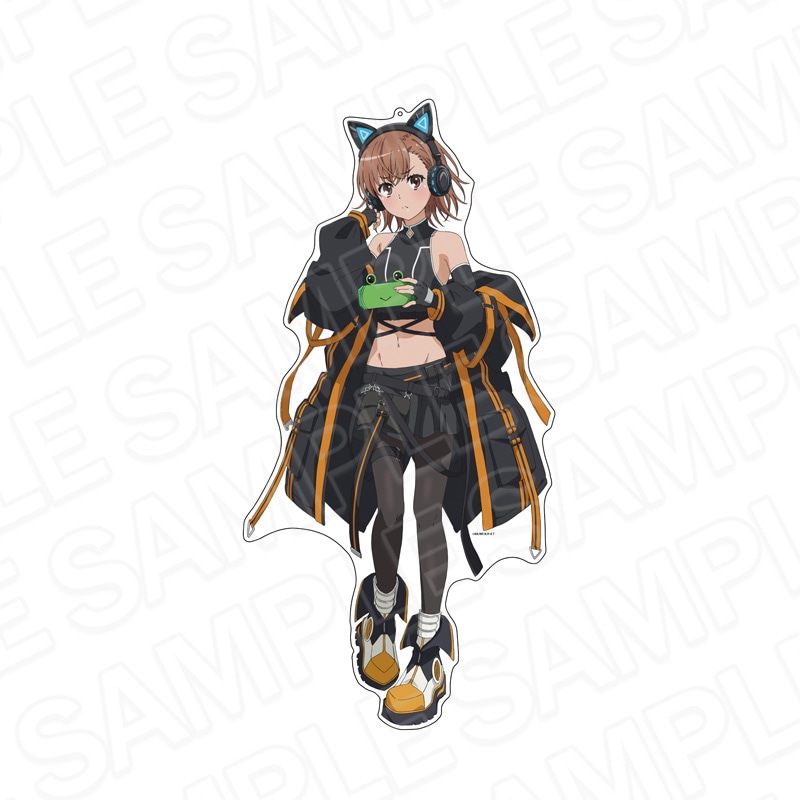 EJアニメホテル×とある科学の超電磁砲T 御坂美琴　アクリルキーホルダー　未使用 予約受付7/9まで】TVアニメ「とある科学の超電磁砲T」 特大ダイカット