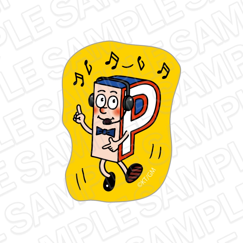 【P-kies Family事後通販】Pちゃん　アクリルステッカー A【2026年9月中旬～10月上旬以降順次発送】