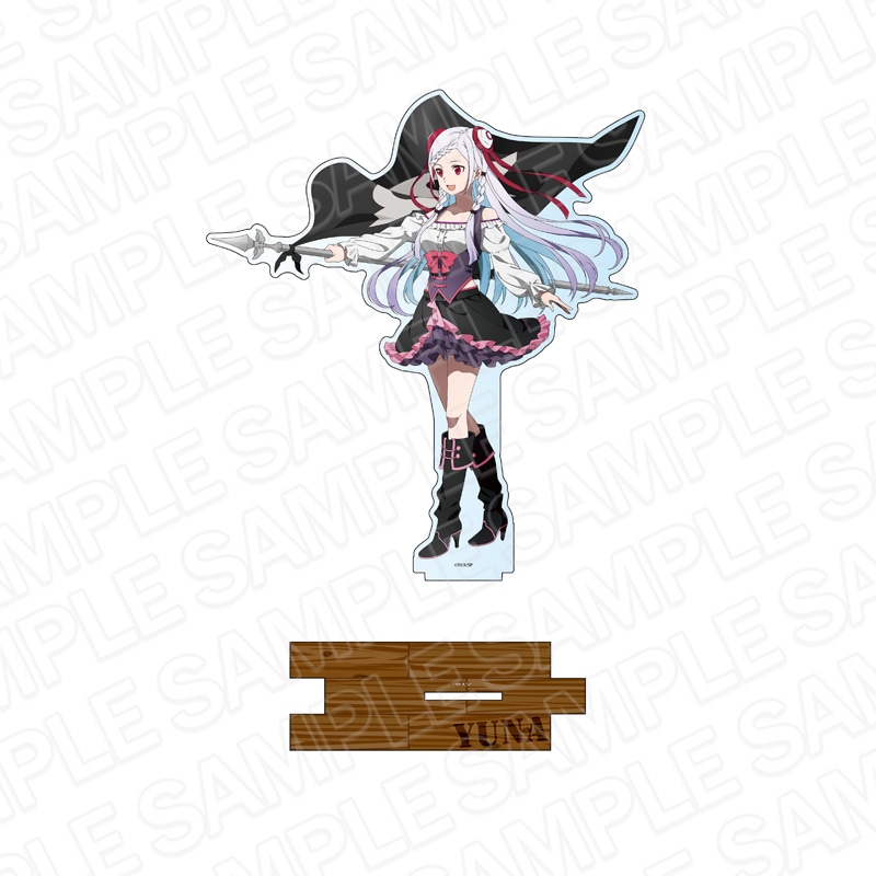 ソードアートオンライン カフェ 豊洲限定 マグネット　ユナ 事後通販】ソードアート・オンライン デカアクリルスタンド ユナ 海賊