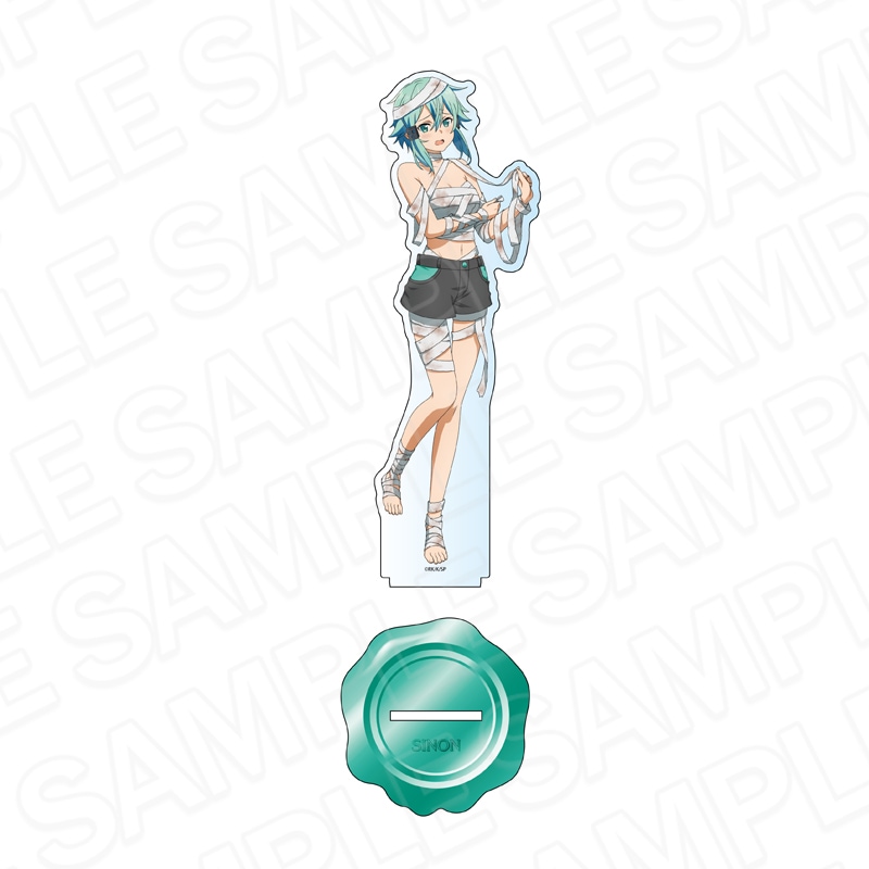 【新品】ソードアート・オンライン Ameba アクリルスタンド チャーム シノン 事後通販】ソードアート・オンライン デカアクリルスタンド シノン
