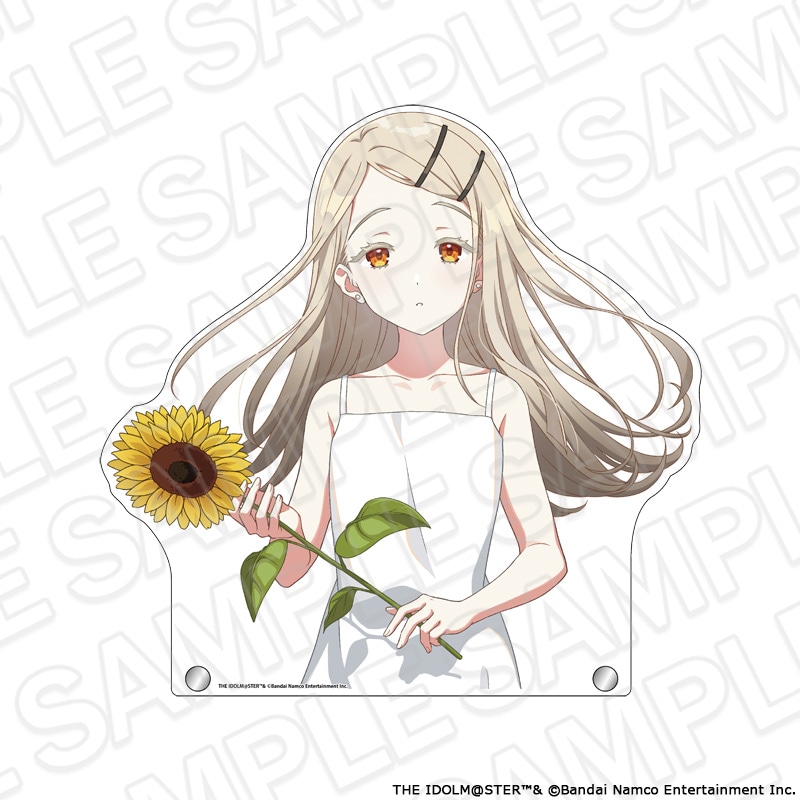 篠澤広　特大ダイカットアクリルボード 有楽町マルイ sunflower 学マス 事後通販】学園アイドルマスター 特大ダイカットアクリルボード 篠澤