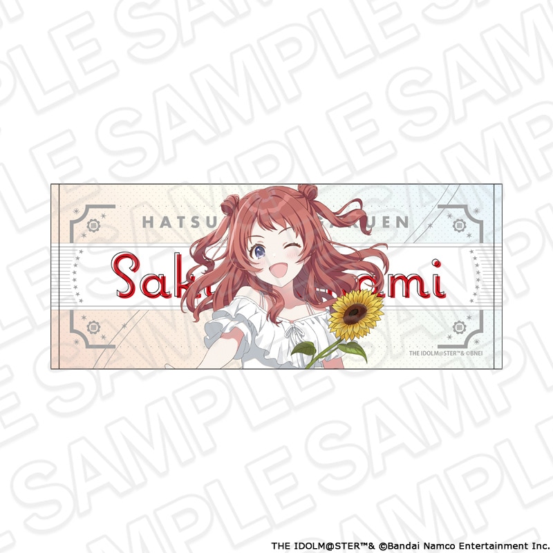【事後通販】学園アイドルマスター　フェイスタオル 花海咲季 sunflower ver.【2026年10月中旬～11月上旬以降順次発送】