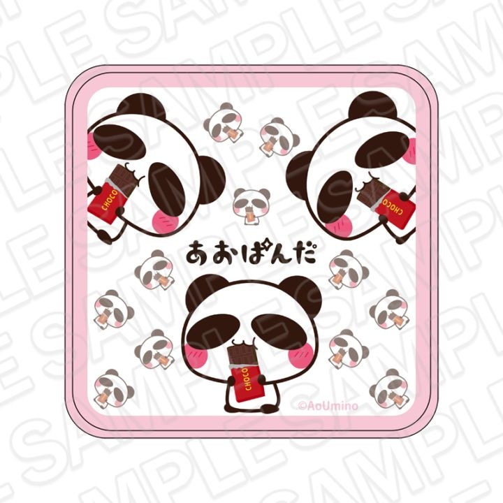 【あおぱんだ 事後通販】あおぱんだ　ミニタオル もぐもぐ【2026年10月上旬～下旬以降順次発送】