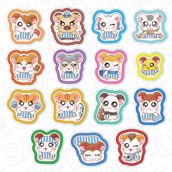 【とっとこハムタウンショップONLINE】とっとこハム太郎　アクリルマグネット(ランダム) エプロン ver. セット《ご注文から2ヶ月前後でお届け予定》