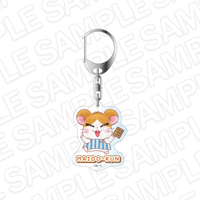 【とっとこハムタウンショップONLINE】とっとこハム太郎　アクリルキーホルダー まいどくん エプロン ver.《ご注文から2ヶ月前後でお届け予定》