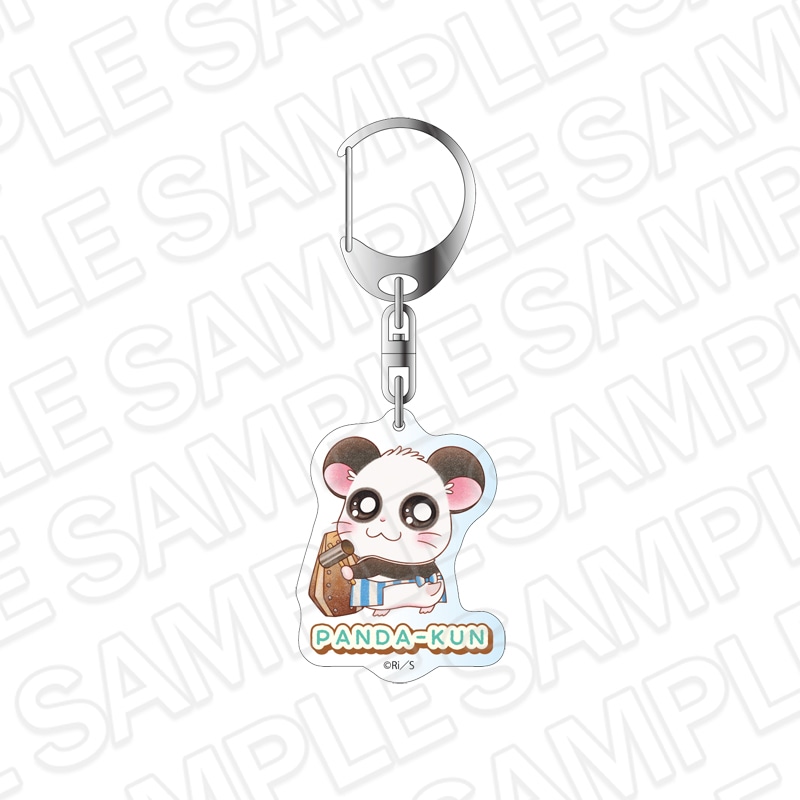 【とっとこハムタウンショップONLINE】とっとこハム太郎　アクリルキーホルダー パンダくん エプロン ver.《ご注文から2ヶ月前後でお届け予定》