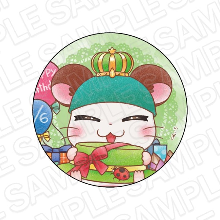 【とっとこハムタウンショップONLINE】とっとこハム太郎　カンバッジ かぶるくん お誕生日2026 ver.《ご注文から2ヶ月前後でお届け予定》