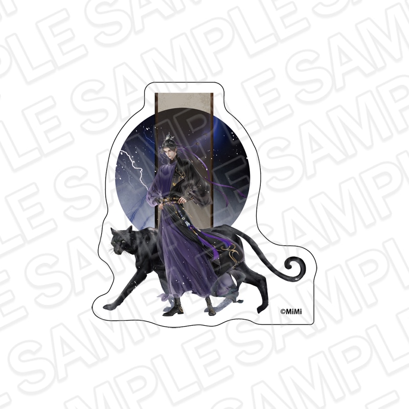 魔道祖師事後通販】魔道祖師 和紙ステッカー 江澄 鳥獣遊戯 ver.B