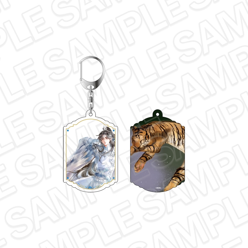 【魔道祖師事後通販】魔道祖師　レイヤーアクリルキーホルダー　藍景儀　鳥獣遊戯 ver.B【2026年10月中旬～11月上旬以降順次発送】