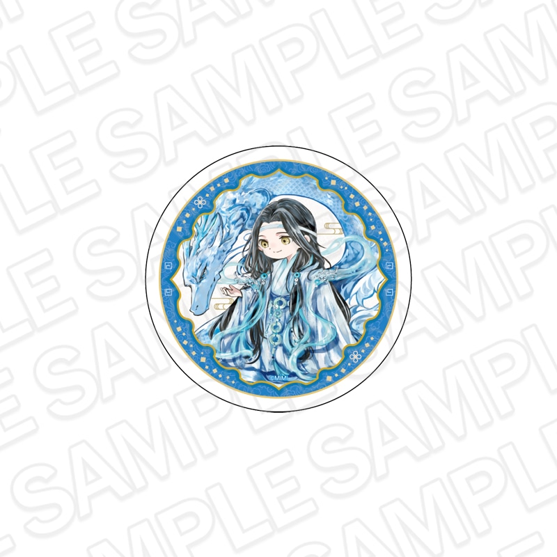 【魔道祖師事後通販】魔道祖師　和紙ステッカー　藍忘機　デフォルメ　鳥獣遊戯 ver.B【2026年10月中旬～11月上旬以降順次発送】