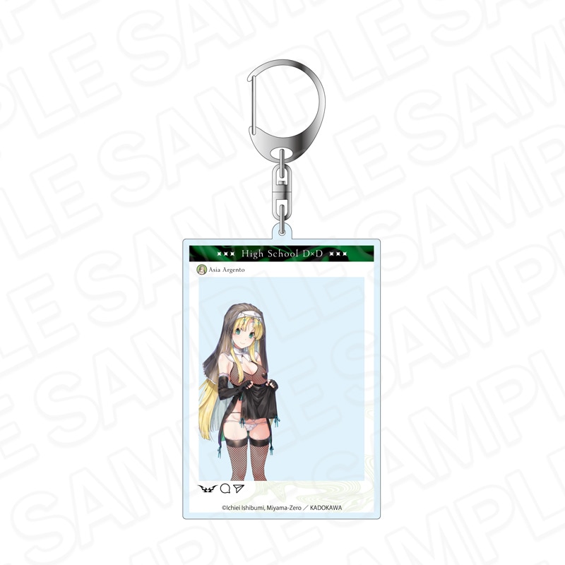 【予約受付8/20まで】ハイスクールD×D　SNS風アクリルキーホルダー　アーシア・アルジェント　サキュバス&シスター ver.【2026年10月中旬頃発売】