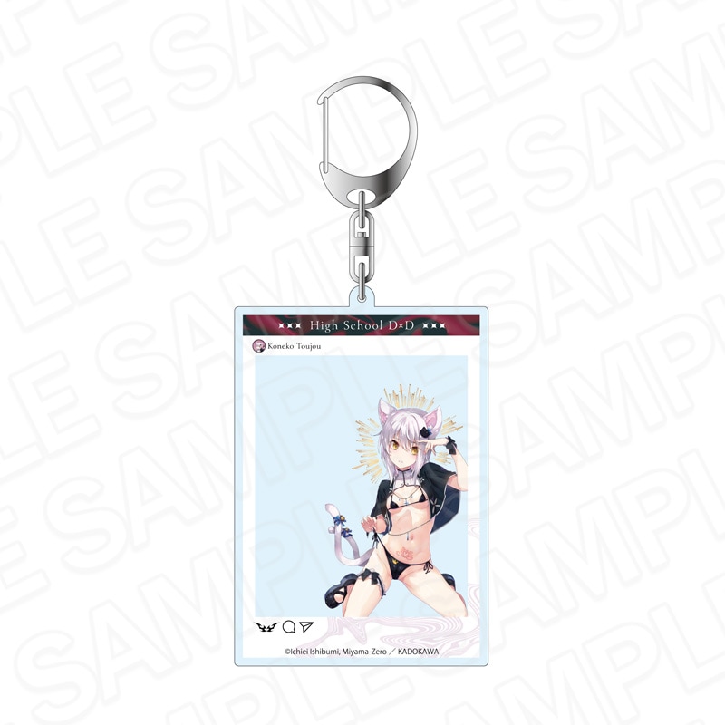 【予約受付8/20まで】ハイスクールD×D　SNS風アクリルキーホルダー　塔城小猫　サキュバス&シスター ver.【2026年10月中旬頃発売】
