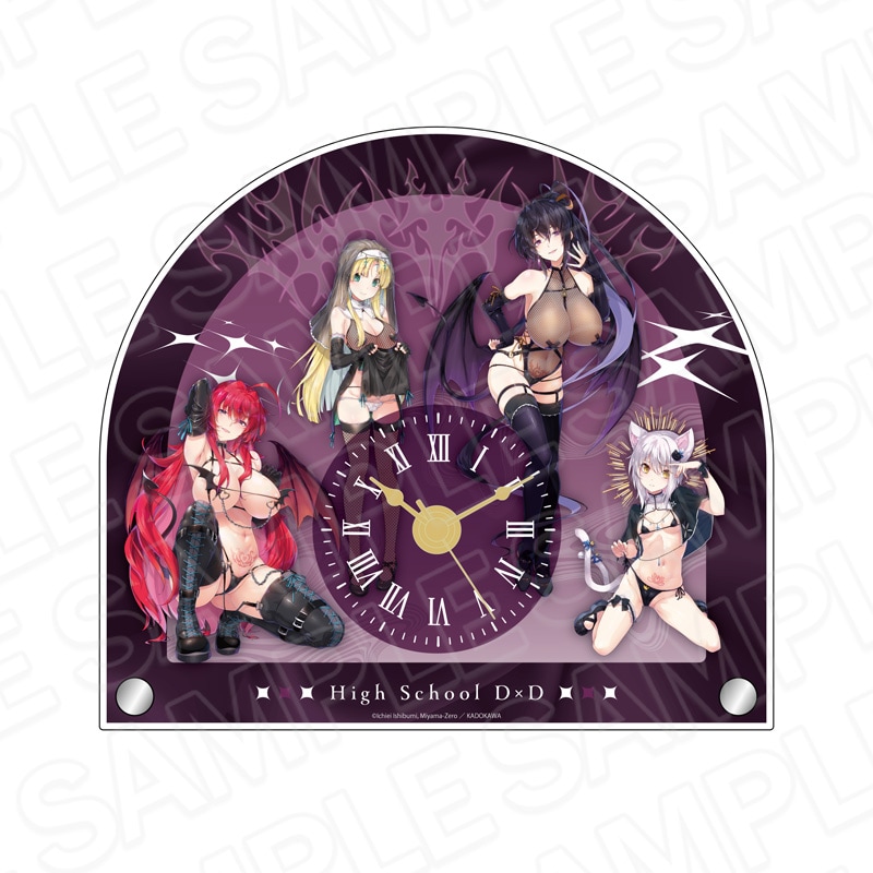 【予約受付8/20まで】ハイスクールD×D　アクリルクロック　サキュバス&シスター ver.【2026年10月中旬頃発売】