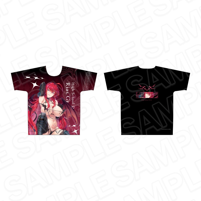 【予約受付8/20まで】ハイスクールD×D　フルグラフィックTシャツ　リアス・グレモリー　サキュバス&シスター ver.【2026年10月中旬頃発売】