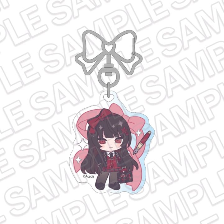 【同時通販】魔法少女ノ魔女裁判　ホログラムキーホルダー 二階堂ヒロ 制服風コーデ デフォルメ ver.【2026年11月中旬～12月上旬以降順次発送】