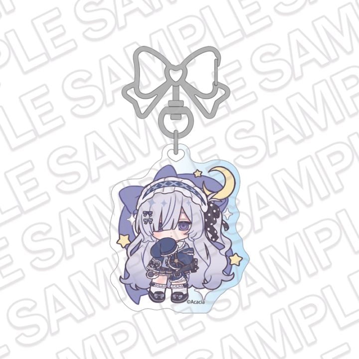 【同時通販】魔法少女ノ魔女裁判　ホログラムキーホルダー 夏目アンアン 制服風コーデ デフォルメ ver.【2026年11月中旬～12月上旬以降順次発送】