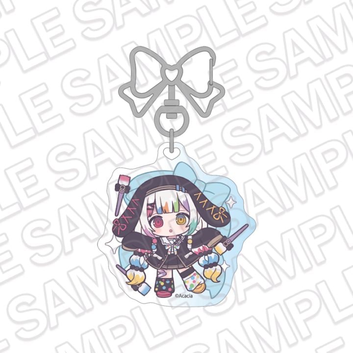 【同時通販】魔法少女ノ魔女裁判　ホログラムキーホルダー 城ケ崎ノア 制服風コーデ デフォルメ ver.【2026年11月中旬～12月上旬以降順次発送】