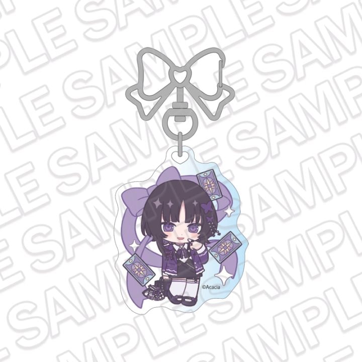 【同時通販】魔法少女ノ魔女裁判　ホログラムキーホルダー 宝生マーゴ 制服風コーデ デフォルメ ver.【2026年11月中旬～12月上旬以降順次発送】