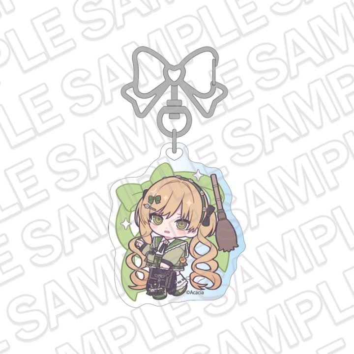 【同時通販】魔法少女ノ魔女裁判　ホログラムキーホルダー 遠野ハンナ 制服風コーデ デフォルメ ver.【2026年11月中旬～12月上旬以降順次発送】