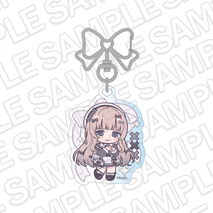 【同時通販】魔法少女ノ魔女裁判　ホログラムキーホルダー 氷上メルル 制服風コーデ デフォルメ ver.【2026年11月中旬～12月上旬以降順次発送】