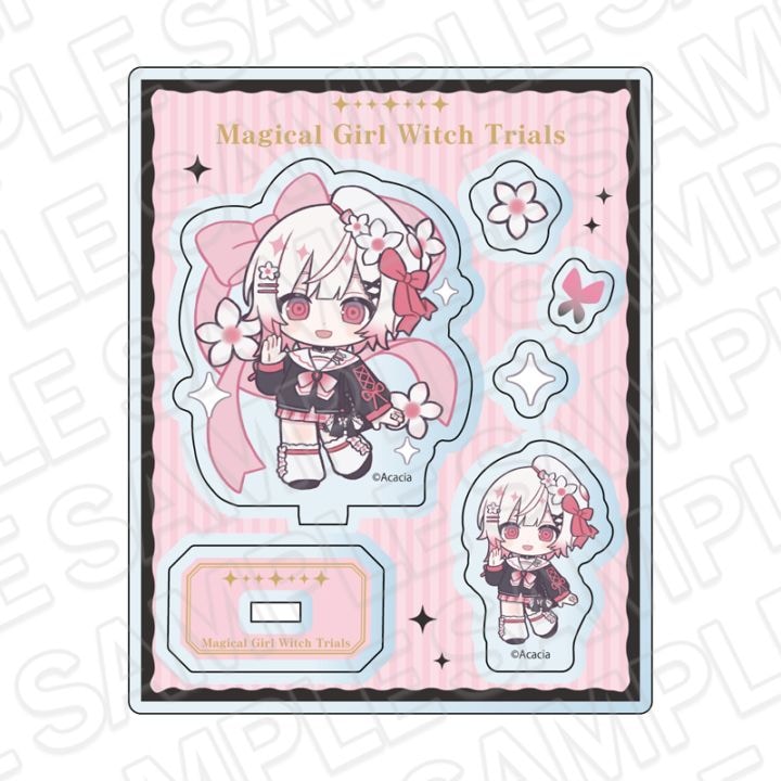 【同時通販】魔法少女ノ魔女裁判　アクリルパーツ 桜羽エマ 制服風コーデ デフォルメ ver.【2026年11月中旬～12月上旬以降順次発送】