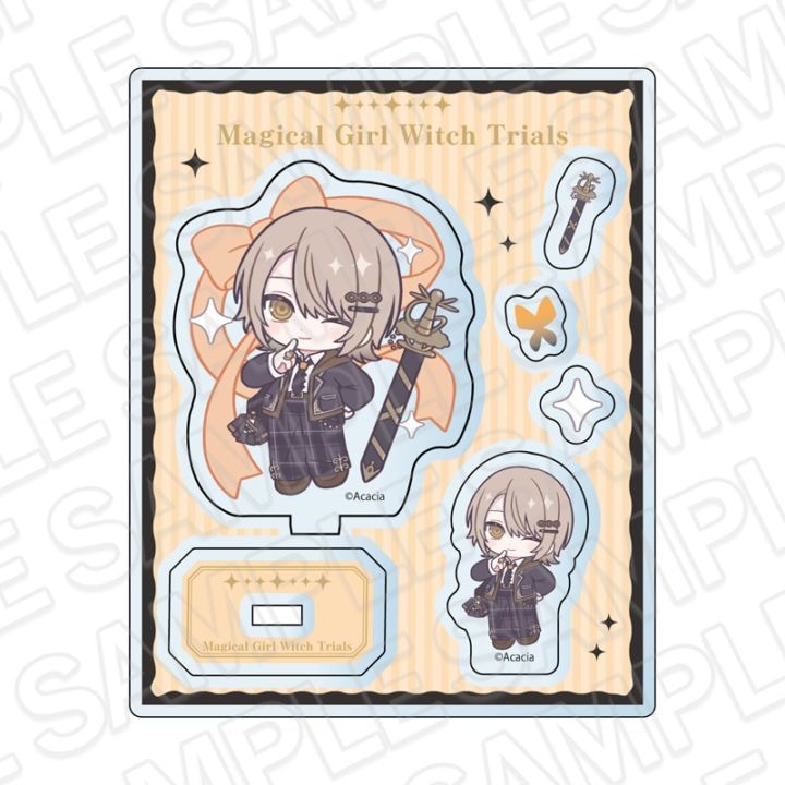 【同時通販】魔法少女ノ魔女裁判　アクリルパーツ 蓮見レイア 制服風コーデ デフォルメ ver.【2026年11月中旬～12月上旬以降順次発送】