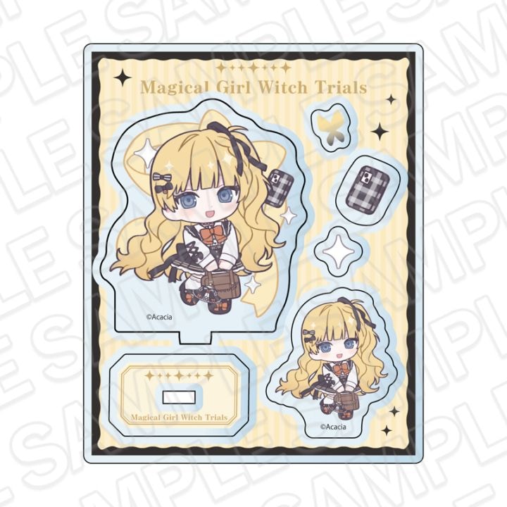 【同時通販】魔法少女ノ魔女裁判　アクリルパーツ 佐伯ミリア 制服風コーデ デフォルメ ver.【2026年11月中旬～12月上旬以降順次発送】