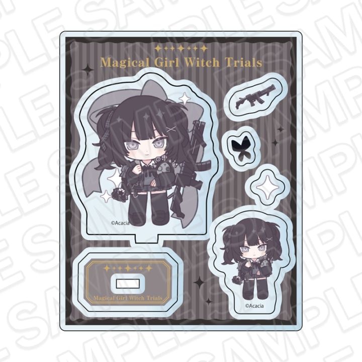 【同時通販】魔法少女ノ魔女裁判　アクリルパーツ 黒部ナノカ 制服風コーデ デフォルメ ver.【2026年11月中旬～12月上旬以降順次発送】