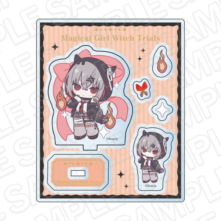 【同時通販】魔法少女ノ魔女裁判　アクリルパーツ 紫藤アリサ 制服風コーデ デフォルメ ver.【2026年11月中旬～12月上旬以降順次発送】