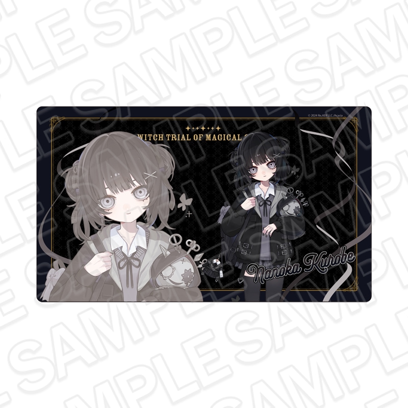 【同時通販】魔法少女ノ魔女裁判　ラバーデスクマット 黒部ナノカ 制服風コーデ ver.【2026年11月中旬～12月上旬以降順次発送】