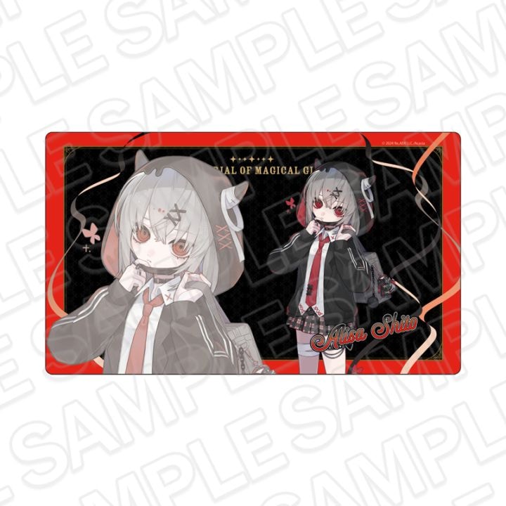 同時通販】魔法少女ノ魔女裁判 ラバーデスクマット 紫藤アリサ 制服風