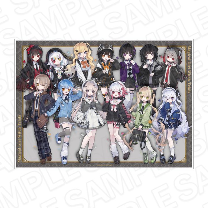 【同時通販】魔法少女ノ魔女裁判　キャンバスアート 制服風コーデ ver.【2026年11月中旬～12月上旬以降順次発送】