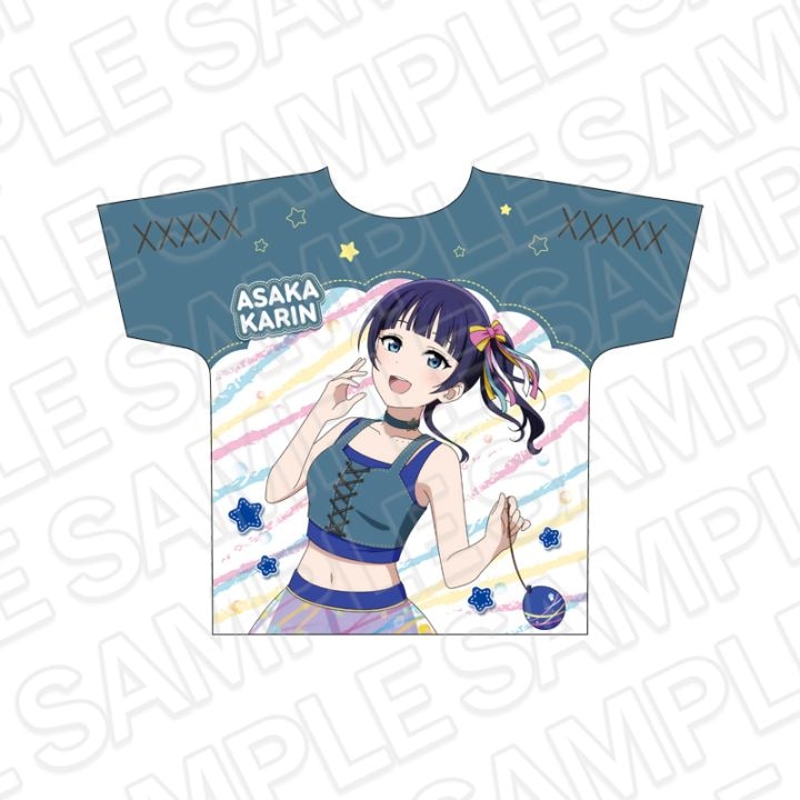 【事後通販】ラブライブ！虹ヶ咲学園スクールアイドル同好会　フルグラフィックTシャツ 朝香果林 水風船 ver.【2026年11月中旬～12月上旬以降順次発送】