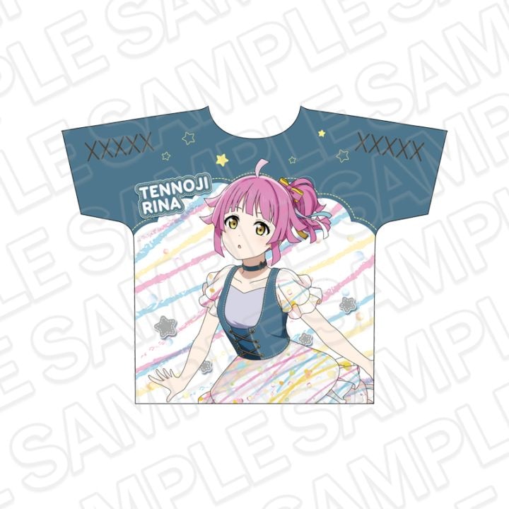 【事後通販】ラブライブ！虹ヶ咲学園スクールアイドル同好会　フルグラフィックTシャツ 天王寺璃奈 水風船 ver.【2026年11月中旬～12月上旬以降順次発送】