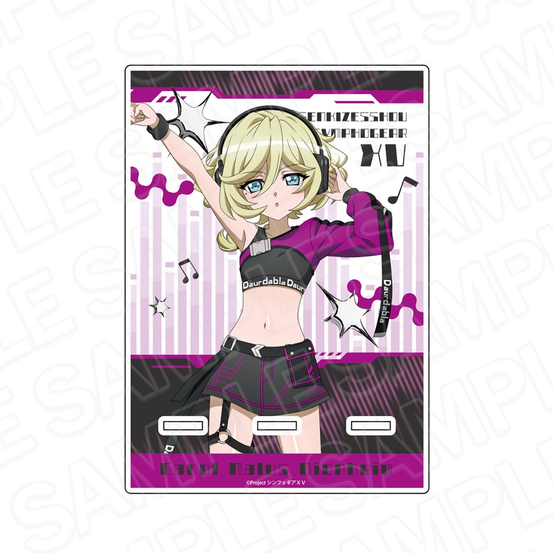 【予約受付9/10まで】戦姫絶唱シンフォギアＸＶ　アクリルスマホスタンド キャロル・マールス・ディーンハイム DJ ver.【2026年11月中旬頃発売】