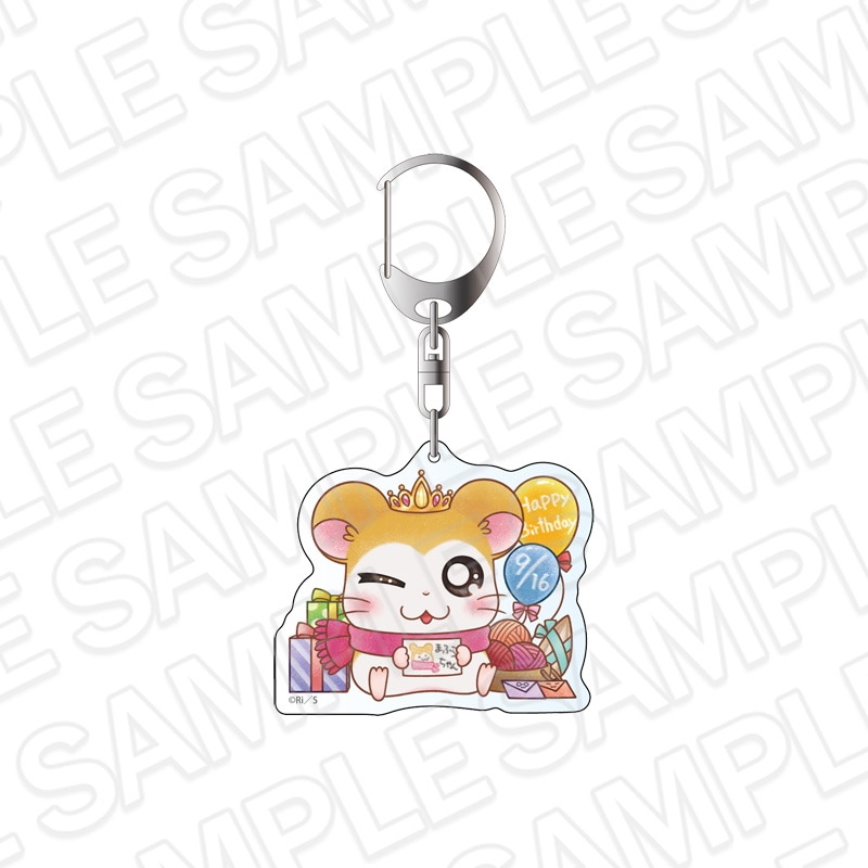 【とっとこハムタウンショップONLINE】とっとこハム太郎　アクリルキーホルダー マフラーちゃん お誕生日2026 ver.《ご注文から2ヶ月前後でお届け予定》