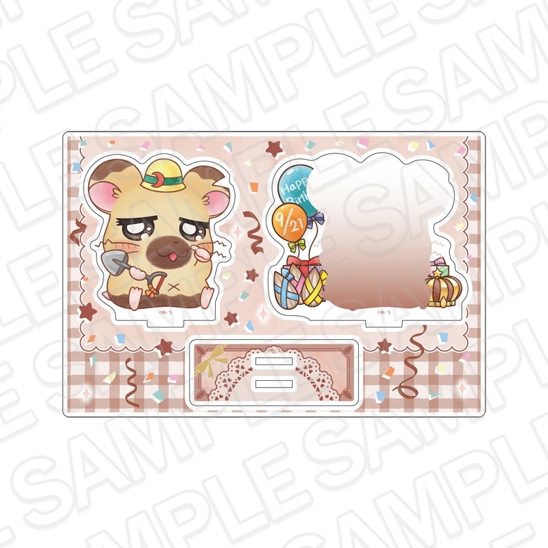 【とっとこハムタウンショップONLINE】とっとこハム太郎　アクリルジオラマ タイショーくん お誕生日2026 ver.《ご注文から2ヶ月前後でお届け予定》