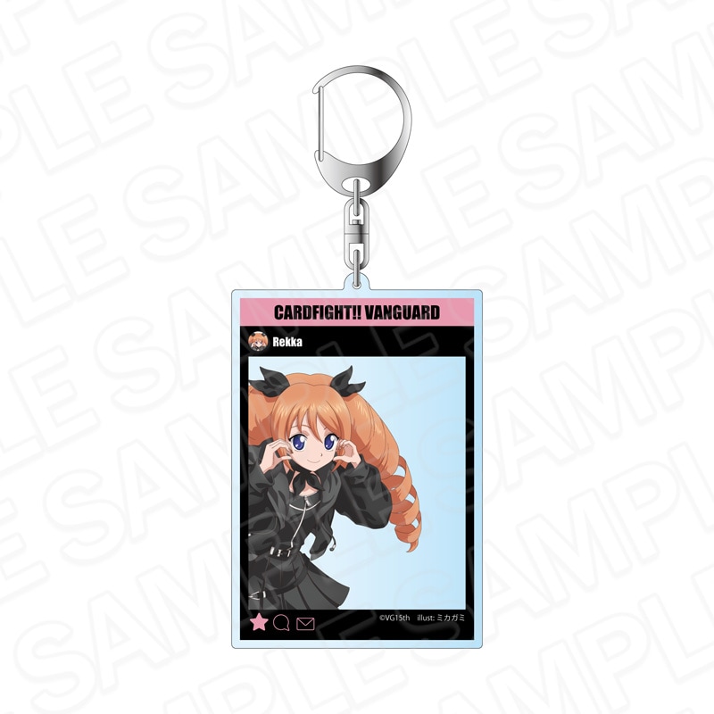 【予約受付9/17まで】カードファイト!! ヴァンガード　SNS風アクリルキーホルダー レッカ アイドル ver.【2026年11月中旬頃発売】