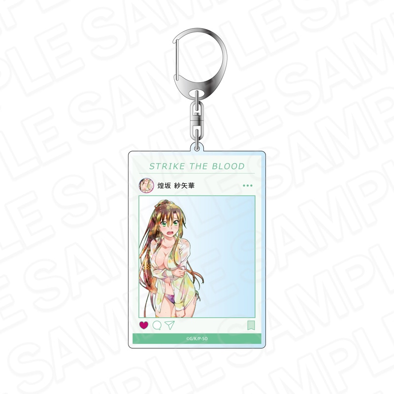 【予約受付9/17まで】ストライク・ザ・ブラッドFINAL　SNS風アクリルキーホルダー　PALE TONE series　煌坂 紗矢華　Yシャツ ver.【2026年11月中旬頃発売】