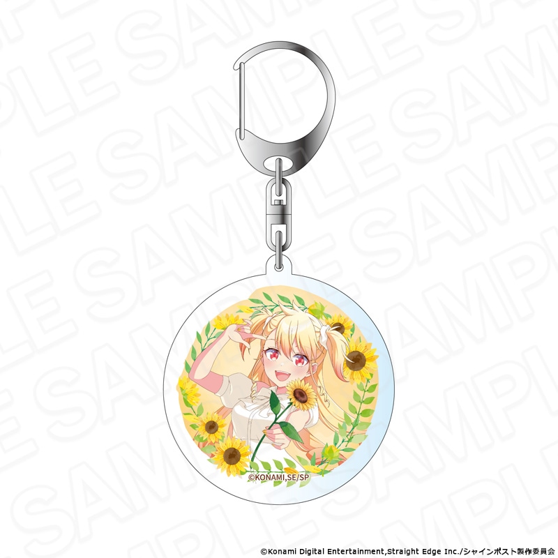 【事後通販】シャインポスト　オーロラアクリルキーホルダー 聖舞 理王 sunflower ver.【2026年12月中旬～2027年1月中旬以降順次発送】