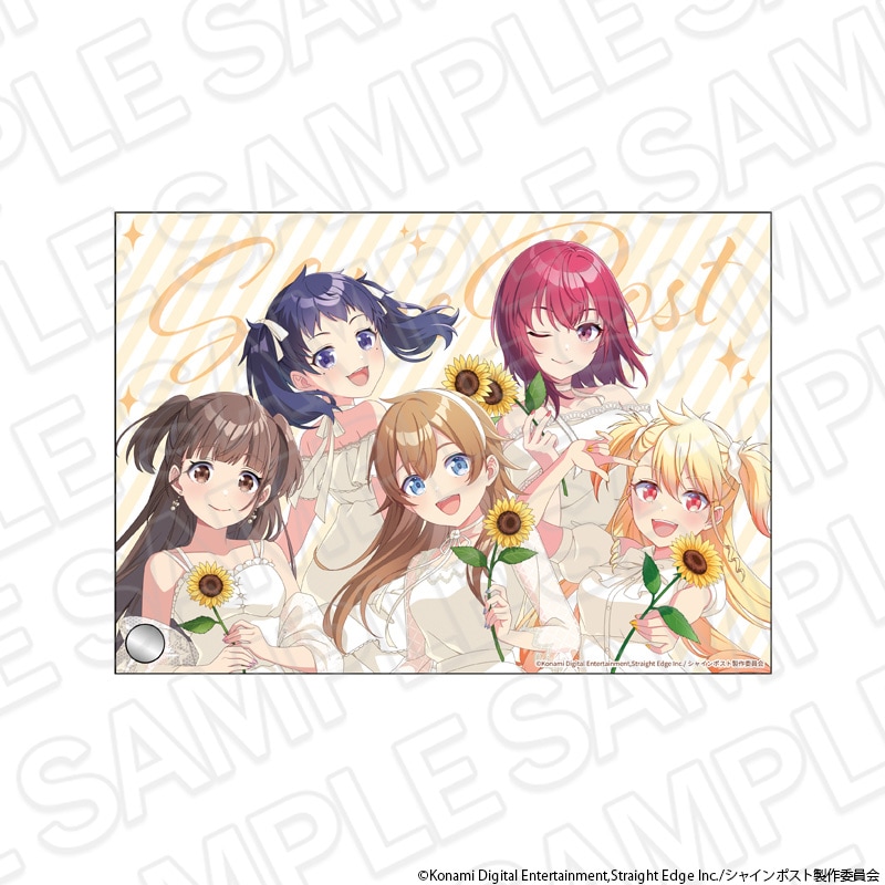 【事後通販】シャインポスト　ミニアクリルアート sunflower ver.【2026年12月中旬～2027年1月中旬以降順次発送】