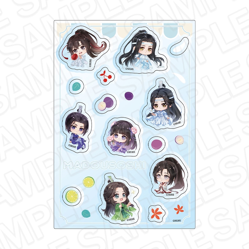 【希少】魔道祖師 デフォルメアクリルキーホルダー 執事ver. 全7種 魔道祖師事後通販＞魔道祖師 カスタムアクリルパーツ デフォルメ