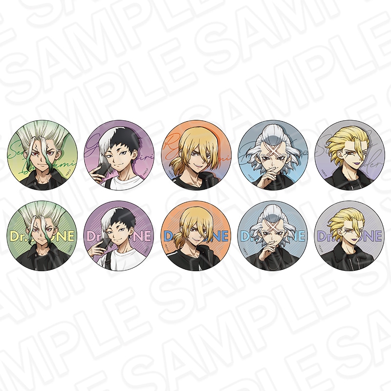 【アフター京まふ2026同時通販】TVアニメ「Dr.STONE」　カンバッジ(ランダム) Black outfit ver. セット【2027年1月中旬～2月上旬以降順次発送】